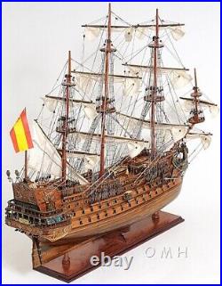 San Felipe Medium Ship Model Handmade Wooden Ship Fully Assembled