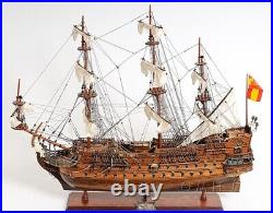 San Felipe Medium Ship Model Handmade Wooden Ship Fully Assembled