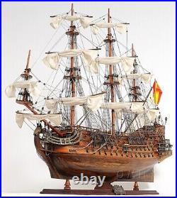 San Felipe Medium Ship Model Handmade Wooden Ship Fully Assembled