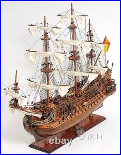 San Felipe Medium Ship Model Handmade Wooden Ship Fully Assembled