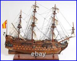 San Felipe Medium Ship Model Handmade Wooden Ship Fully Assembled