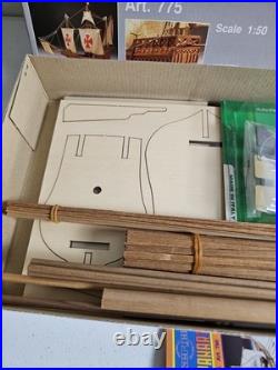 Santa Maria Mantua Model Wooden Assembly Kit Art 775 Scale 150