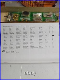 Santa Maria Mantua Model Wooden Assembly Kit Art 775 Scale 150