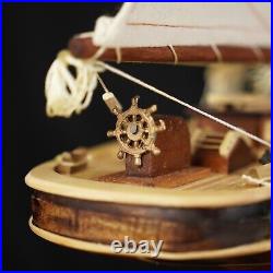 Scale 1100 Atlantic Ship Model Sailboat 28L Wooden Handmade Decor Special Gift