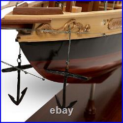 Schooner Bluenose II Wooden Sailing Ship Model Yacht 47 Sailboat Fully Built