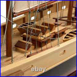 Schooner Bluenose II Wooden Sailing Ship Model Yacht 47 Sailboat Fully Built