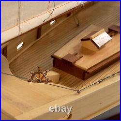 Schooner Bluenose II Wooden Sailing Ship Model Yacht 47 Sailboat Fully Built