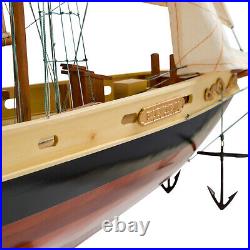 Schooner Bluenose II Wooden Sailing Ship Model Yacht 47 Sailboat Fully Built