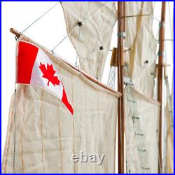 Schooner Bluenose II Wooden Sailing Ship Model Yacht 47 Sailboat Fully Built