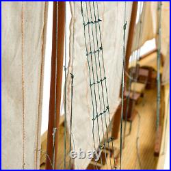 Schooner Bluenose II Wooden Sailing Ship Model Yacht 47 Sailboat Fully Built