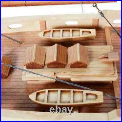 Schooner Bluenose II Wooden Ship Model 38 Sailboat Fully Built Assembled Boat