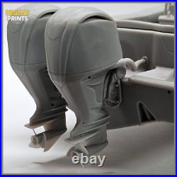 SeaHunt 275 SE Center console Boat model kit 32pc 1/24 scale diorama 3D boat kit