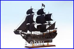 Seacraft Gallery BLACK PEARL Pirates Caribbean Handmade Wooden Model Ship 50cm