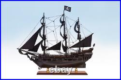 Seacraft Gallery BLACK PEARL Pirates Caribbean Handmade Wooden Model Ship 50cm