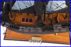 Seacraft Gallery BLACK PEARL Pirates Caribbean Handmade Wooden Model Ship 50cm