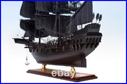 Seacraft Gallery BLACK PEARL Pirates Caribbean Handmade Wooden Model Ship 50cm