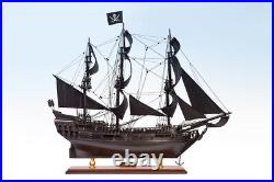 Seacraft Gallery BLACK PEARL Pirates Caribbean Handmade Wooden Model Ship 50cm