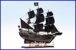 Seacraft Gallery BLACK PEARL Pirates Caribbean Handmade Wooden Model Ship 50cm