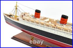 Seacraft Gallery RMS Queen Elizabeth 89cm LED Electric Lighting Wooden Model