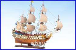 Seacraft Gallery Unicorn La Licorne 85cm Handmade Wooden Model Ship Decoration