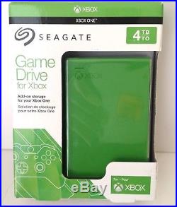 Seagate 4TB Game Drive for Xbox One USB 3.0 Model STEA4000402 #34101 SHIPS FREE