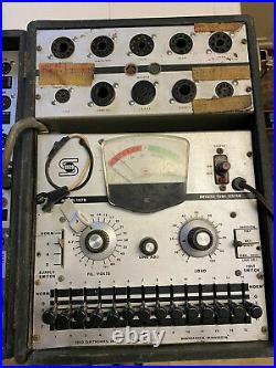 Seco Model 107B tube tester with Book for Parts or Repair FREE SHIPPING