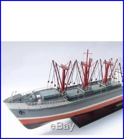 Seine Lloyd Handcrafted Cargo Ship Model Ready for Display