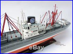 Seine Lloyd Handcrafted Cargo Ship Model Ready for Display