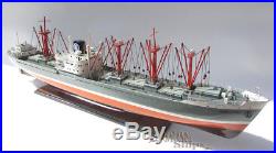 Seine Lloyd Handcrafted Cargo Ship Model Ready for Display