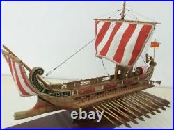 Shihai Rome Warship Caesar Scale 1/50 630mm 24.8 Wooden Model Ship Kit