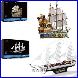 Ship Model Building Kits, Attractive Pirate Toys Building Blocks Model Ship Disp