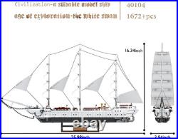 Ship Model Building Kits, Attractive Pirate Toys Building Blocks Model Ship Disp