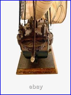 Ship Model Santa Maria Highly Detailed Vintage Nautical Office Study Decor