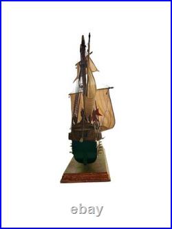Ship Model Santa Maria Highly Detailed Vintage Nautical Office Study Decor
