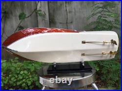 Ship Model Vintage 116 Blue Riva Aquarama Race Boat 53cm Wooden Birthday Gift