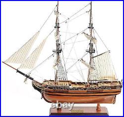 Ship Model Watercraft Traditional Antique El Cazador Black Painted Brass