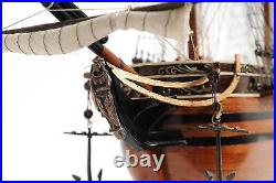 Ship Model Watercraft Traditional Antique El Cazador Black Painted Brass