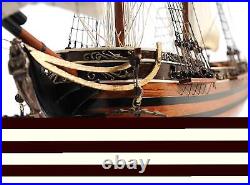 Ship Model Watercraft Traditional Antique El Cazador Black Painted Brass