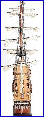 Ship Model Watercraft Traditional Antique El Cazador Black Painted Brass