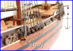 Ship Model Watercraft Traditional Antique El Cazador Black Painted Brass