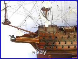 Ship Model Watercraft Traditional Antique HMS Sovereign of the Seas Monumental