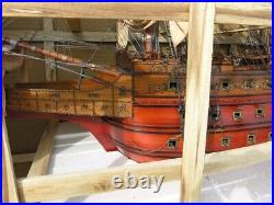 Ship Model Watercraft Traditional Antique HMS Sovereign of the Seas Monumental