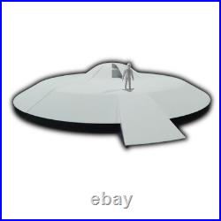 Ship (The Day the Earth Stood Still 1951) white colour model kits diy htm