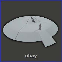 Ship (The Day the Earth Stood Still 1951) white colour model kits diy htm