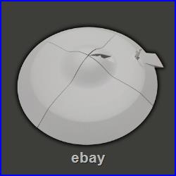 Ship (The Day the Earth Stood Still 1951) white colour model kits diy htm