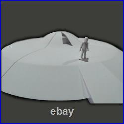 Ship (The Day the Earth Stood Still 1951) white colour model kits diy htm