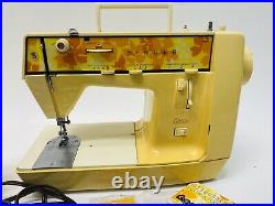 Singer Genie Sewing Machine Model 354 Cover & Foot Pedal for parts fast shipping