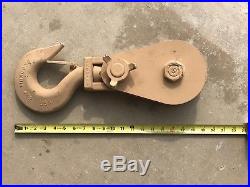 Skookum Model 62 Snatch Block 12-20 Ton WLL for 5/8 Wire Rope FREE SHIPPING