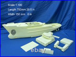Smit Rotterdam Super Tug Boat SMIT WIJS 1100 750mm 29.5 RC Model Ship Kit