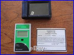 Solarmeter Model 6.2 UVB Metre for Reptiles. Shipping is Free